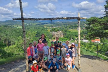 Prvňácká škola v přírodě- Sloup, den 2. - 17.6.