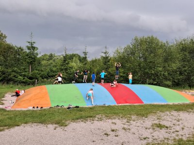 a předbouřkové hopsání pod penzionem