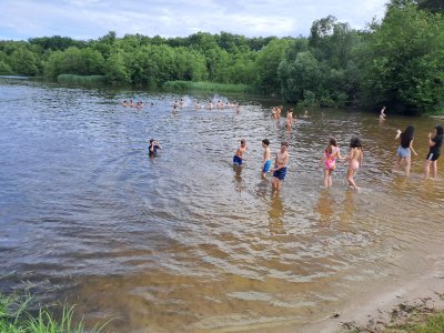 Na konci dne zasloužené koupání v Sedmihorkách