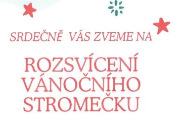 Rozsvícení vánočního stromečku - Žákovská