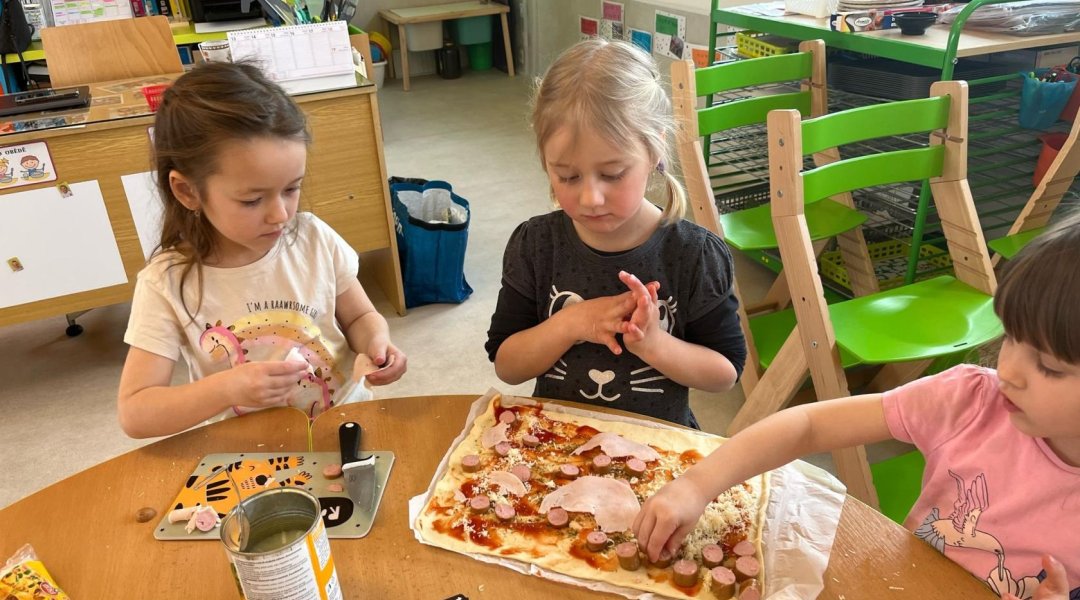 Společné pečení pizzy