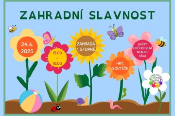 Zahradní slavnost na 1. stupni