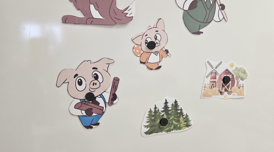 Čtenářská lekce O třech prasátkách