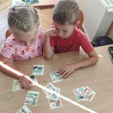 Skládání pohádky O slepičce a kohoutkovi