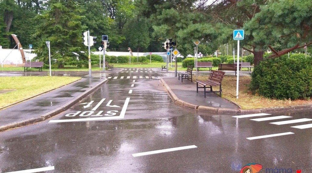 Naše první návštěva dopravního hřiště