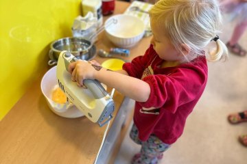 Pečení Stitchových bábovek