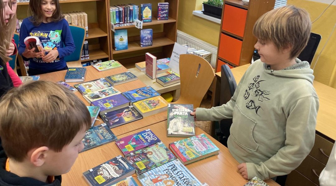 Návštěva knihovny v Machníně