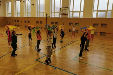 Cvičení v tělocvičně