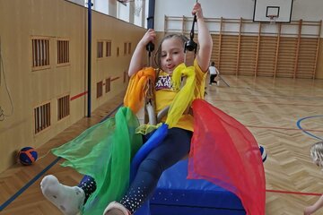 Cvičení v tělocvičně